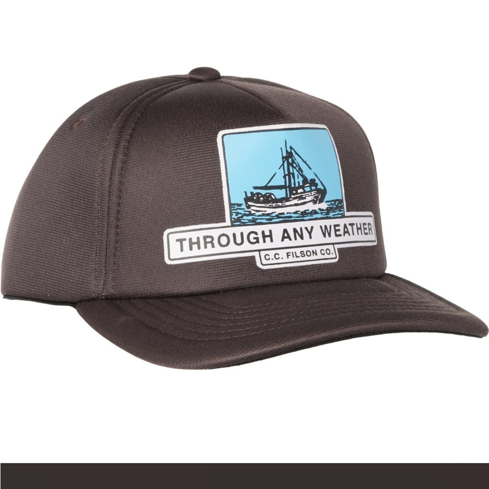 Filson Harvester Baseball Brown Hat Cap - Insulated - Through Any Weather